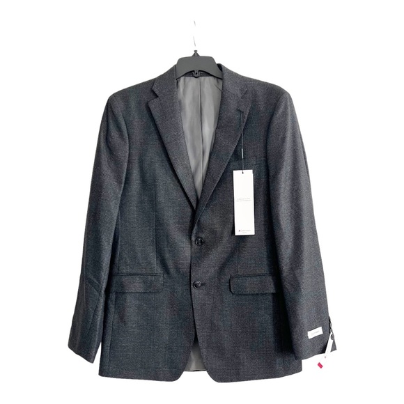 Calvin Klein Other - Calvin Klein X-Fit Slim Fit Sport Coat, Black Plaid Size 40L New w/Tag $295.00